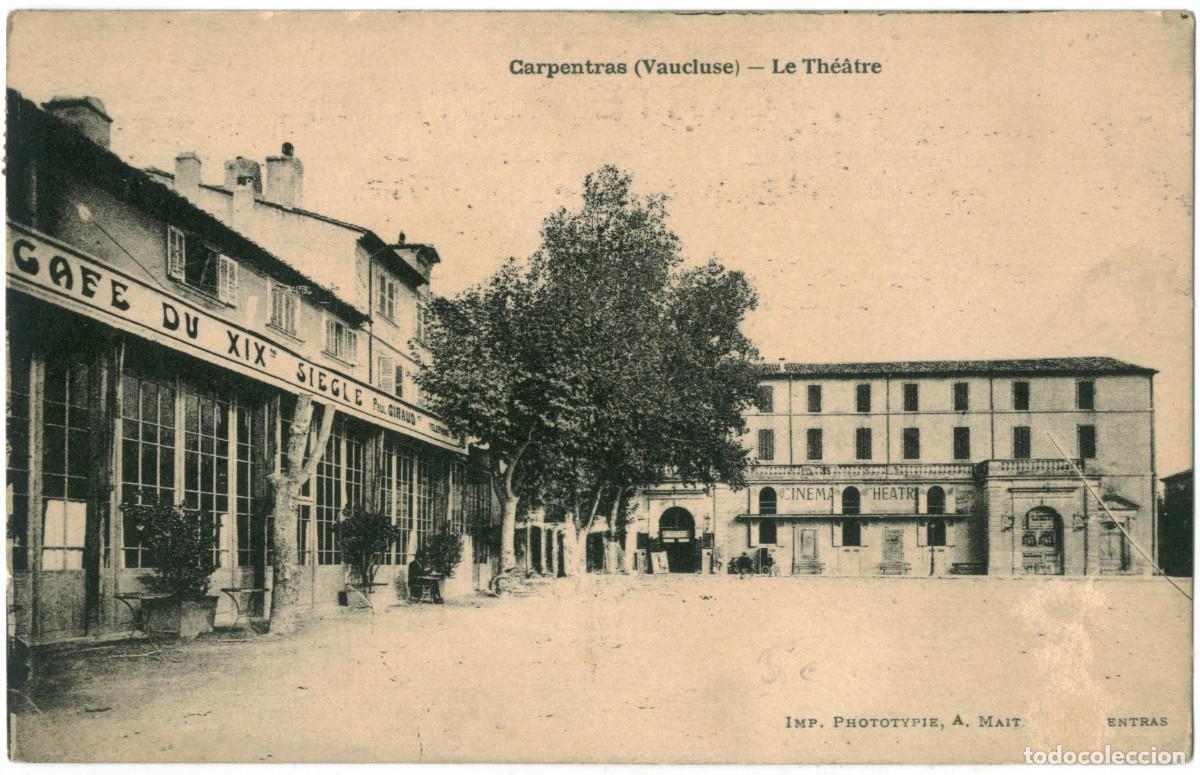 Postales: CARPENTRAS_th&eacute;&acirc;tre_A. Mait / Teatros Francia