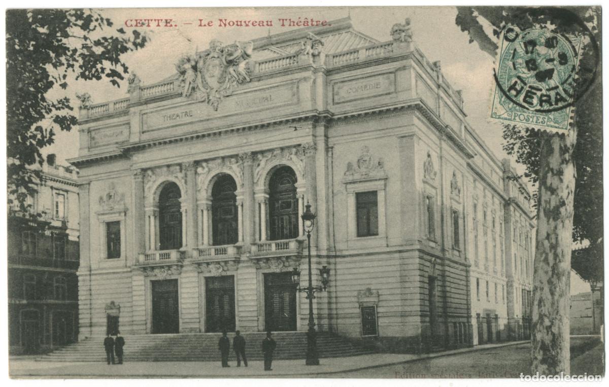 Postales: CETTE_Th&eacute;&acirc;tre / Teatros Francia