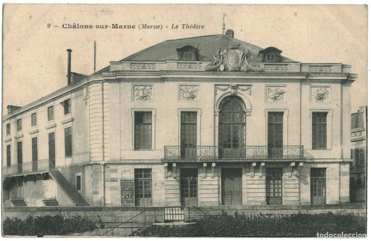 Postkarten: CHALONS-sur-SAONE_Th&eacute;&acirc;tre_Ilegible 9 / Teatros Francia