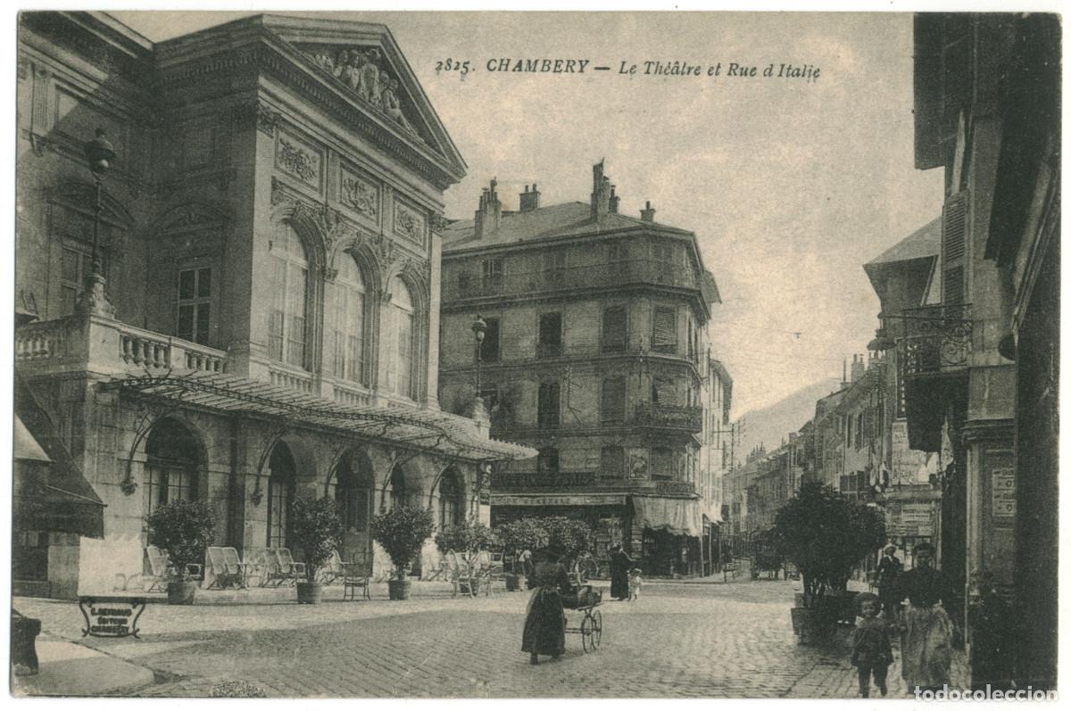 Postkarten: CHAMBERY_Th&eacute;&acirc;tre_X. Goutagny 2825 / Teatros Francia