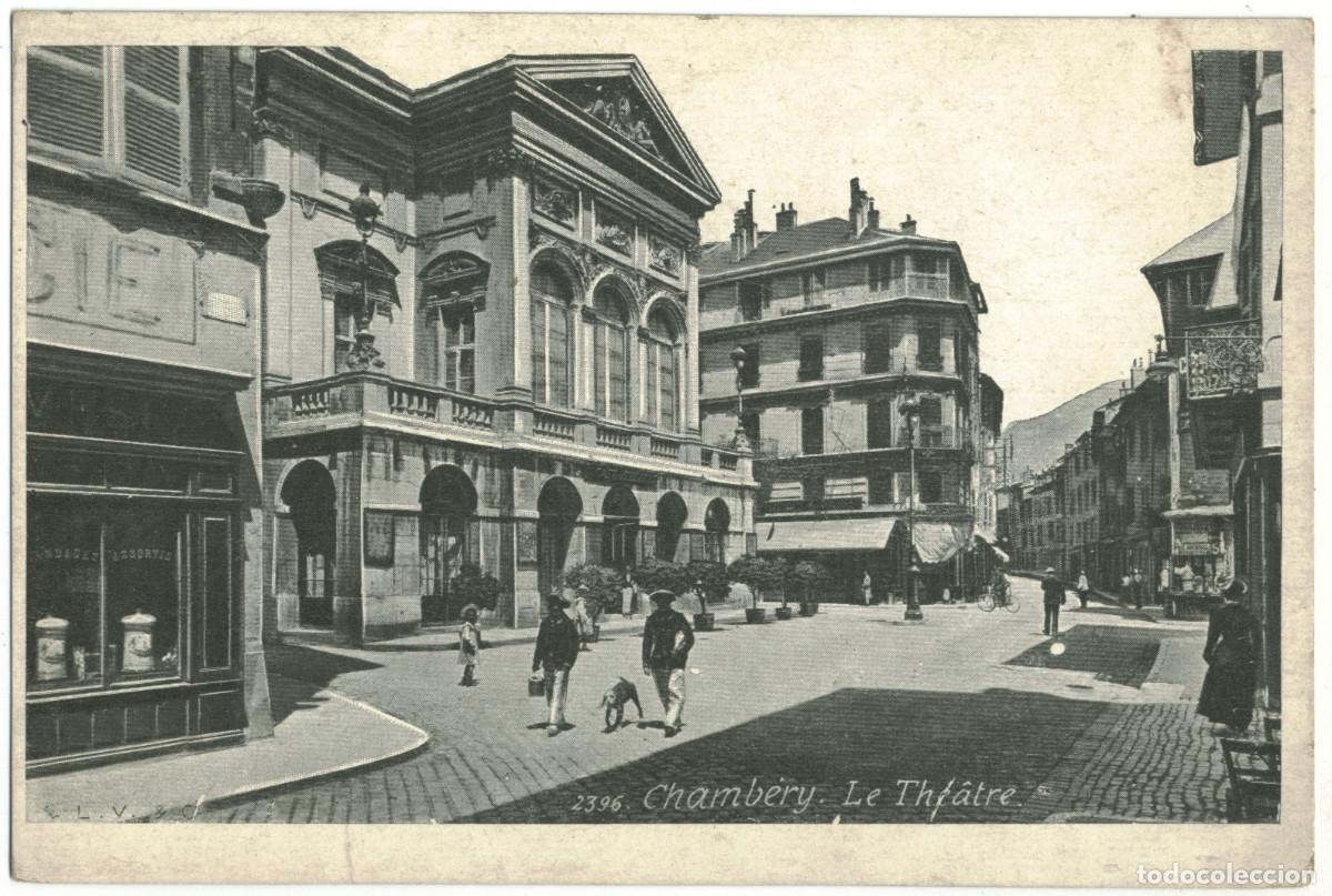 Postkarten: CHAMBERY_Th&eacute;&acirc;tre_L.V.&C. 2396 / Teatros Francia