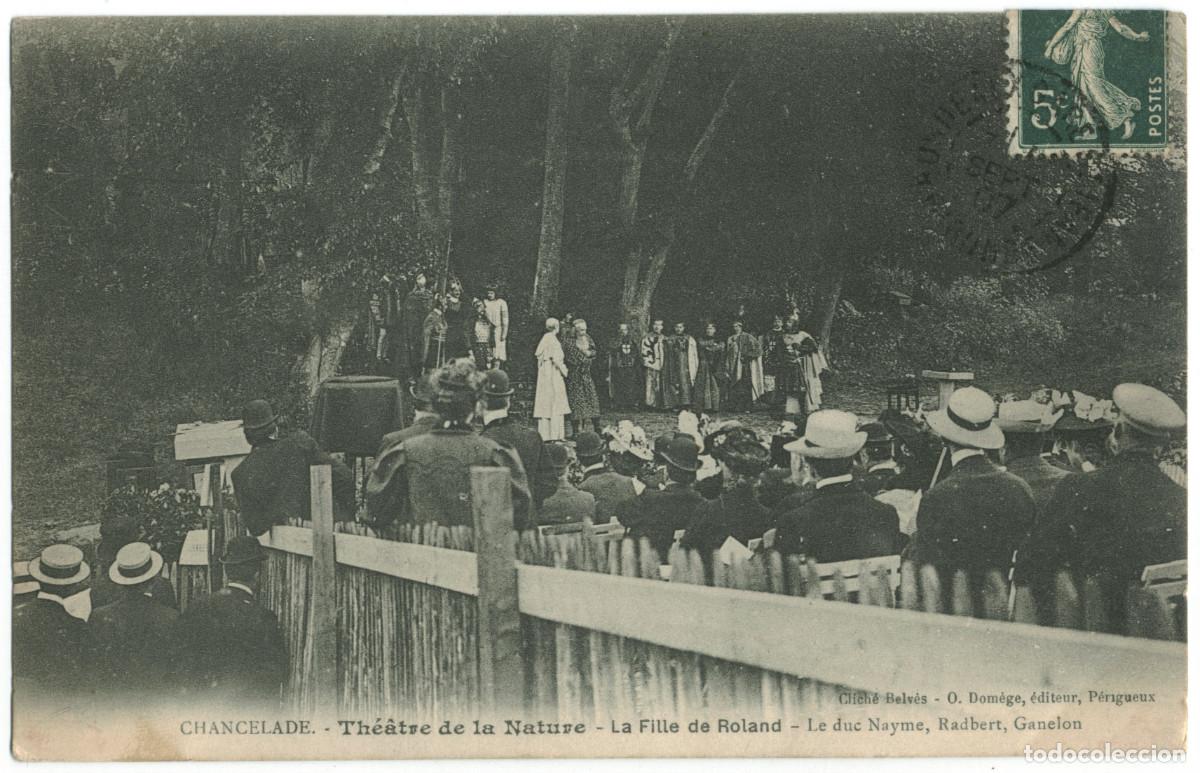 Postkarten: CHANCELADE_Th&eacute;&acirc;tre de la Nature_O. Dom&egrave;ge / Teatros Francia