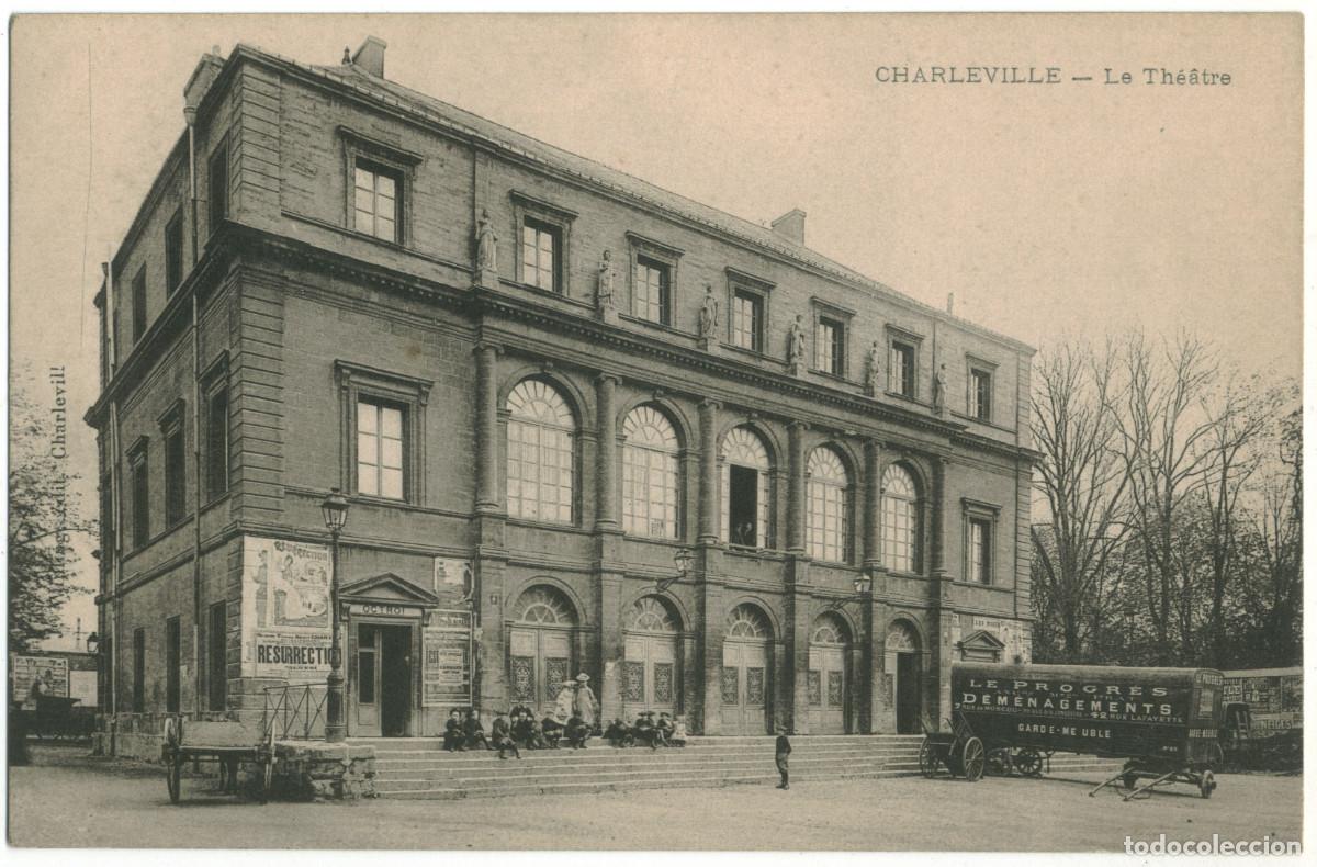 Postales: CHARLEVILLE_Th&eacute;&acirc;tre_J. Winling / Teatros Francia