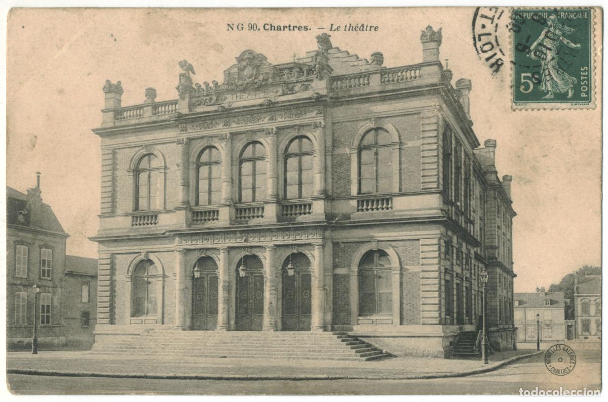 Postales: CHARTRES_Th&eacute;&acirc;tre_Nouvelles Galeries 90 / Teatros Francia