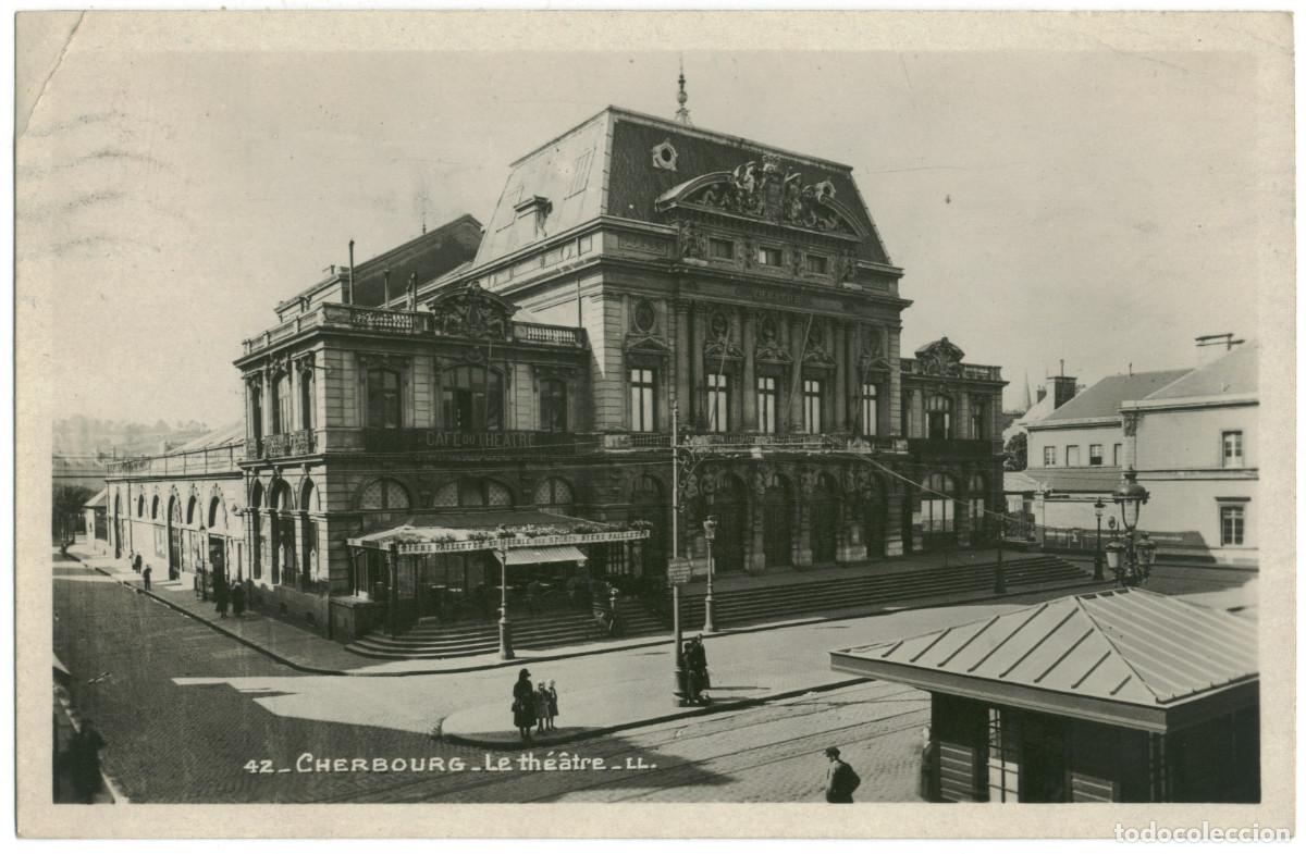 Postales: CHERBOURG_Th&eacute;&acirc;tre_C.A.P. 42 / Teatros Francia