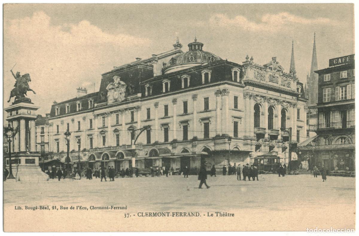Postales: CLERMONT-FERRAND_Th&eacute;&acirc;tre_Boug&eacute;-B&eacute;al 37 / Teatros Francia