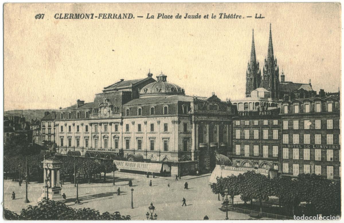 Postales: CLERMONT-FERRAND_Th&eacute;&acirc;tre_Levy et Neurdein 97 / Teatros Francia