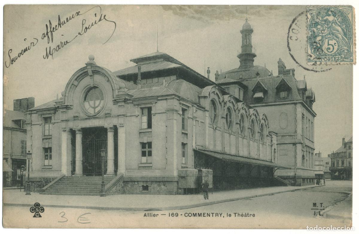 Postales: COMMENTRY_Th&eacute;&acirc;tre_CCC&C et M.T.I.L.169 / Teatros Francia