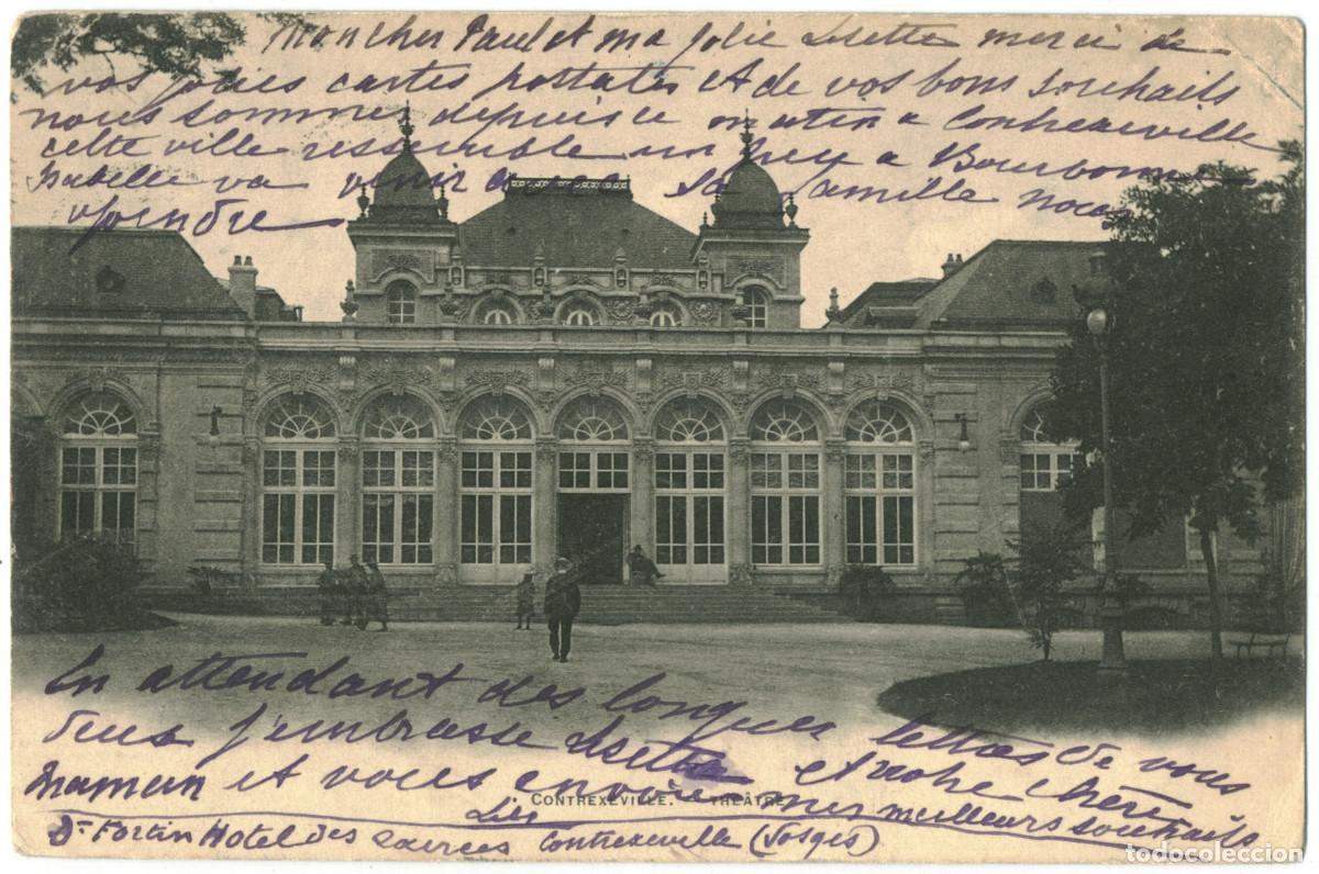 Postales: CONTREXEVILLE_Th&eacute;&acirc;tre_A. Breger / Teatros Francia