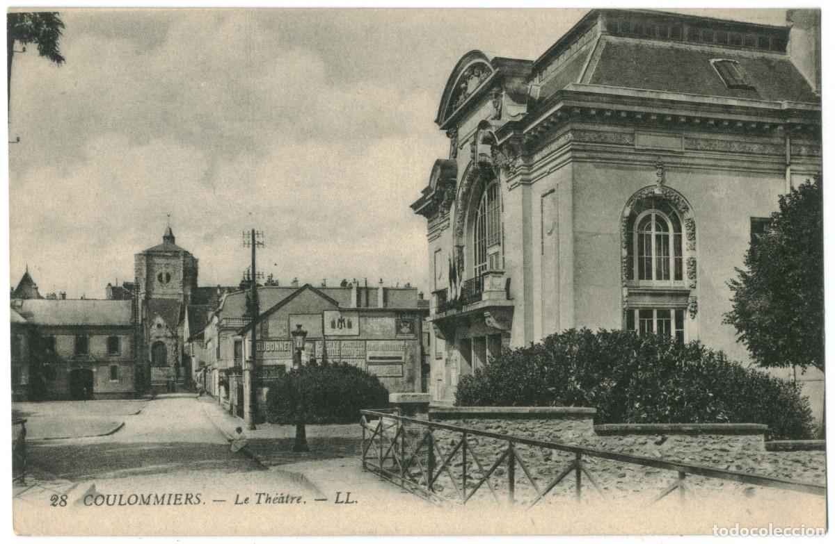 Postales: COULOMMIERS_Th&eacute;&acirc;tre_L&eacute;vy Fils 28 / Teatros Francia
