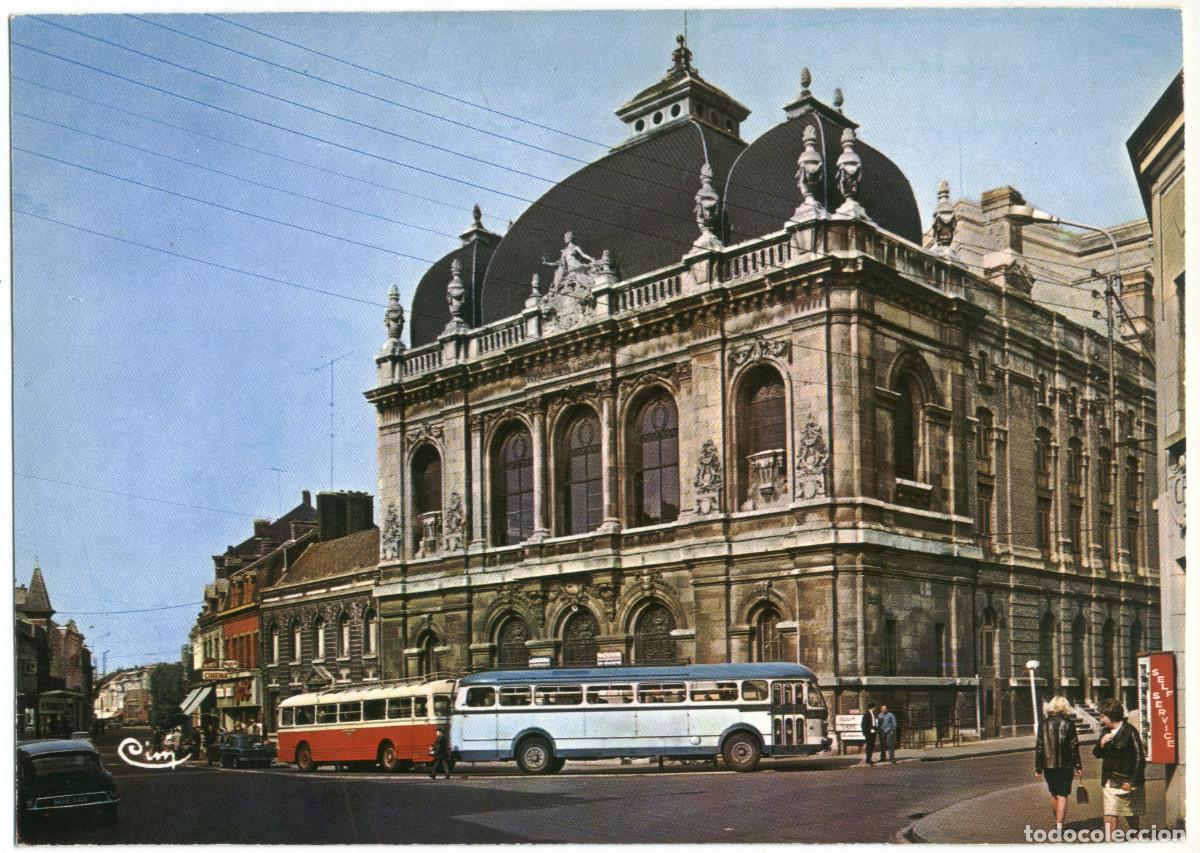 Postales: DENAIN_Th&eacute;&acirc;tre_Ciny et M&acirc;con / Teatros Francia