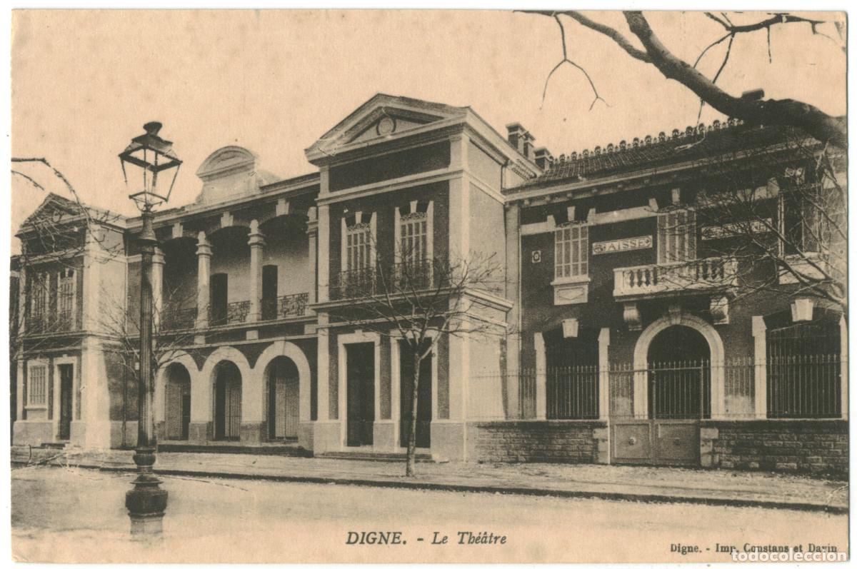 Postales: DIGNE_Th&eacute;&acirc;tre_Constans et Davin / Teatros Francia