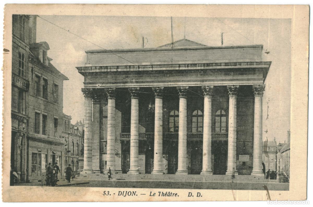 Postales: DIJON_Th&eacute;&acirc;tre_Daniel Delboy 53 / Teatros Francia