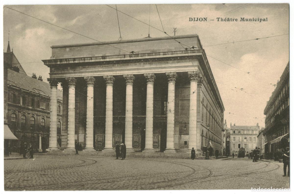 Postais: DIJON_Th&eacute;&acirc;tre Municipal_[Casque pompier] / Teatros Francia