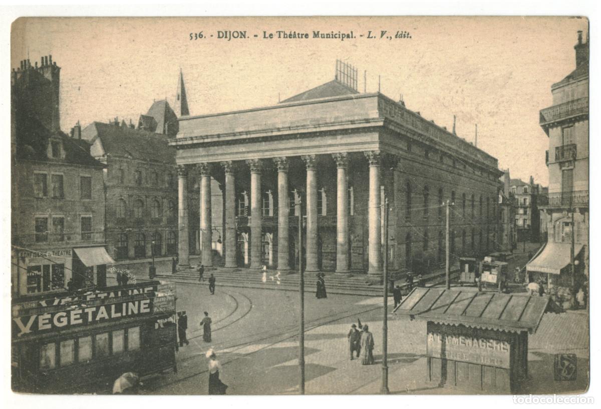Postais: DIJON_Th&eacute;&acirc;tre Municipal_L.V. 536 / Teatros Francia