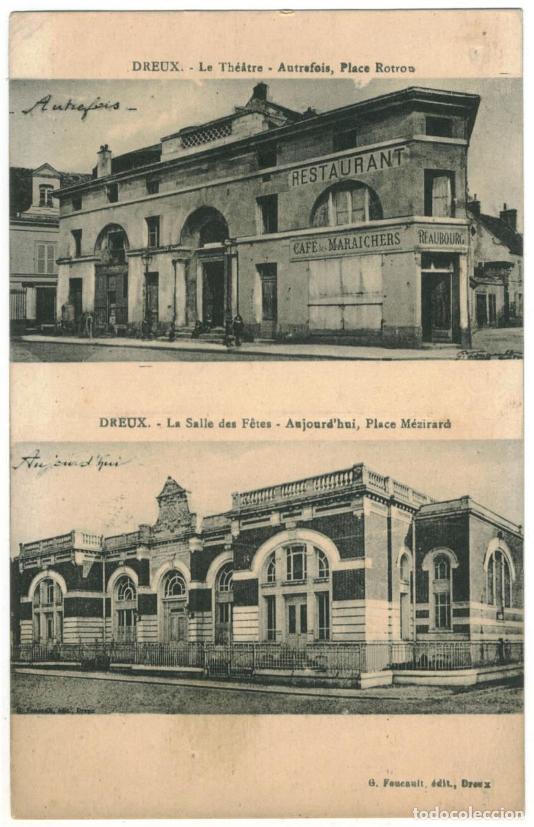 Postales: DREUX_Th&eacute;atre et Salle des F&ecirc;tes_G. Foucault / Teatros Francia