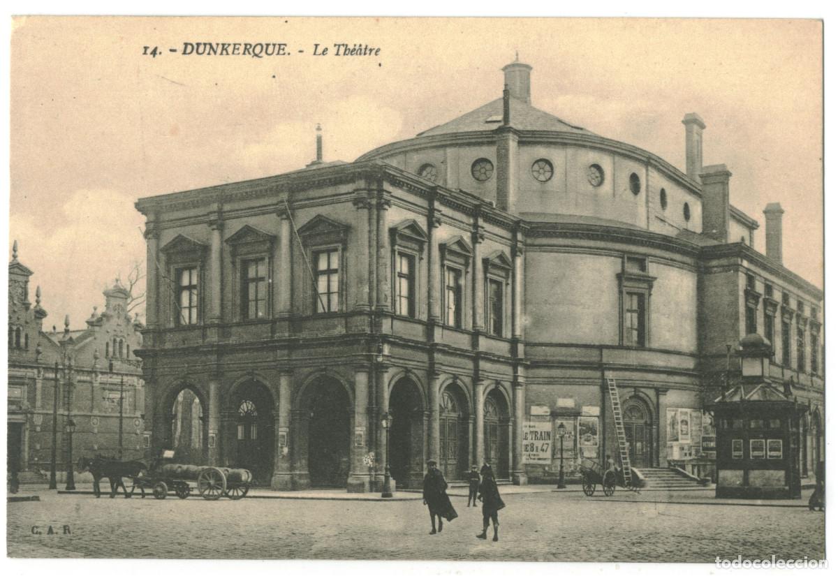 Postales: DUNKERQUE_Th&eacute;&acirc;tre_C.A.R. 14 / Teatros Francia