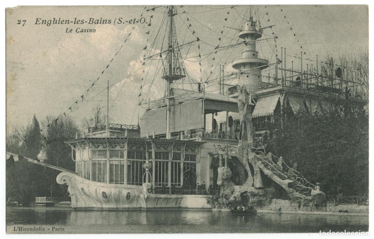 Postales: ENGHIEN-les-BAINS_Le Casino_L'Hirondelle 27 / Teatros Francia