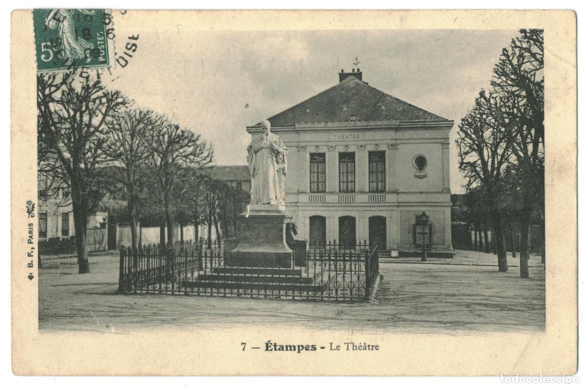 Postales: &Eacute;TAMPES_Th&eacute;&acirc;tre_ B. F. 7 / Teatros Francia