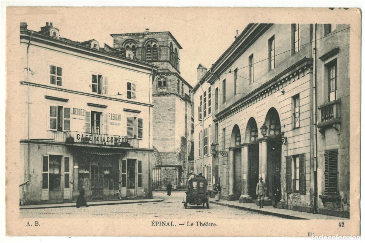 Postales: &Eacute;PINAL_Th&eacute;&acirc;tre_A.B. 42 / Teatros Francia