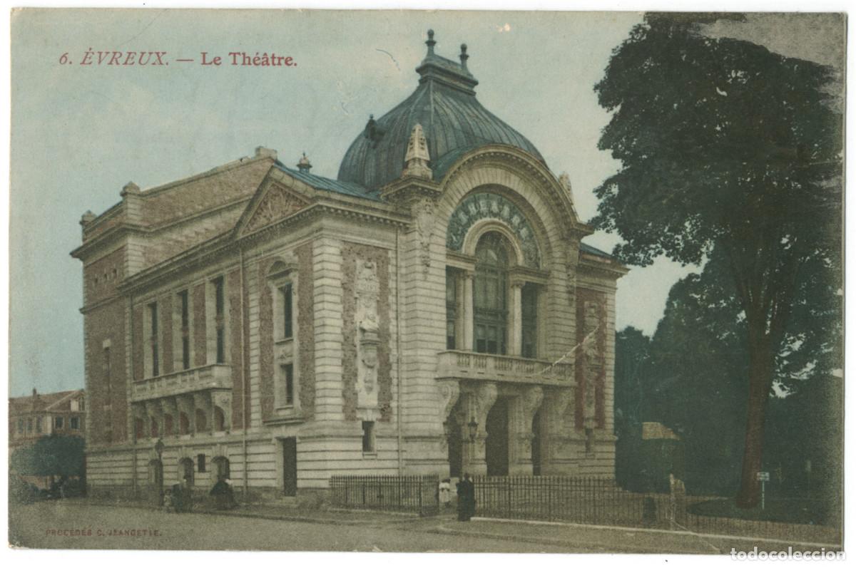 Postales: &Eacute;VREUX_Th&eacute;&acirc;tre_C. Jeangette 6 / Teatros Francia