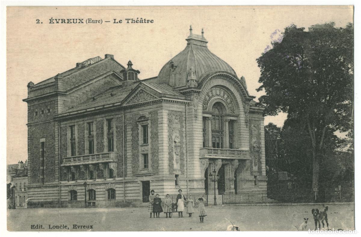 Postales: &Eacute;VREUX_Th&eacute;&acirc;tre_Loncle / Teatros Francia