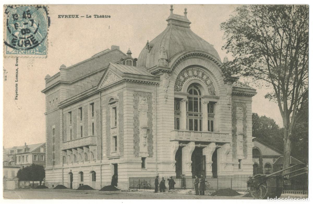 Postais: &Eacute;VREUX_Th&eacute;&acirc;tre_Loncle / Teatros Francia