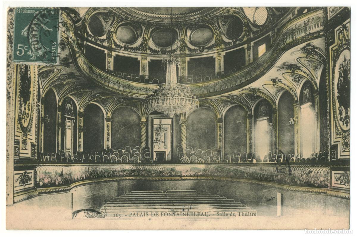 Cartes Postales: FONTAINEBLEAU_Palais_TT 165 / Teatros Francia