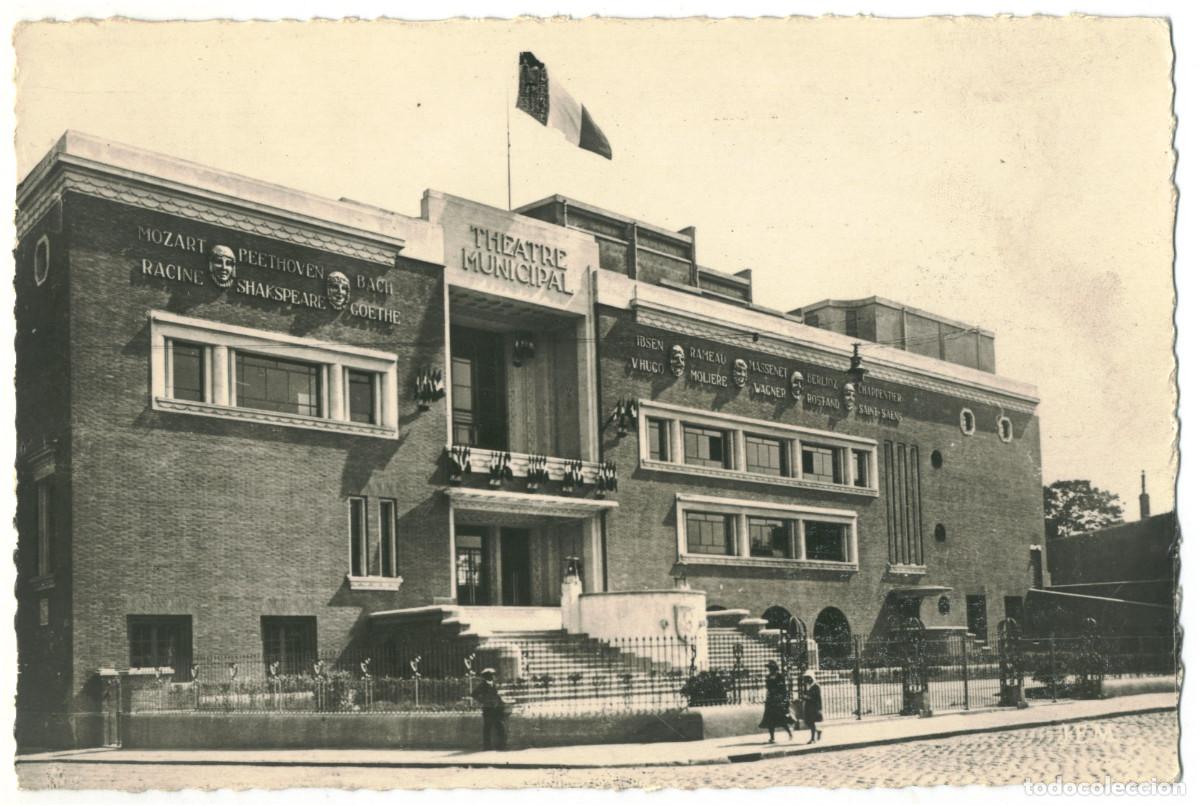 Cartes Postales: FOURMIES_Th&eacute;&acirc;tre Municipal_J. Mercier 20 / Teatros Francia