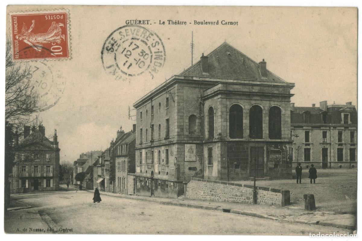 Postales: GU&Eacute;RET_Th&eacute;&acirc;tre_A. de Nussac / Teatros Francia