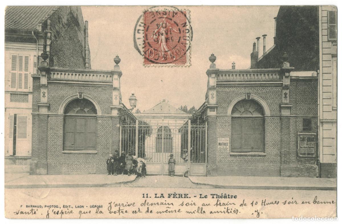 Postales: LA F&Egrave;RE_Th&eacute;&acirc;tre_F. Barnaud 11 / Teatros Francia