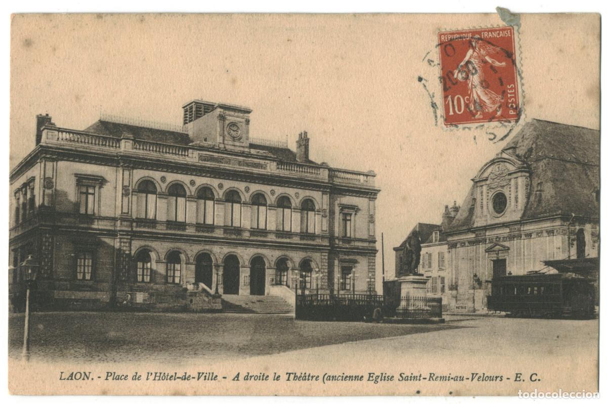 Postales: LAON_Th&eacute;&acirc;tre_E.C. / Teatros Francia
