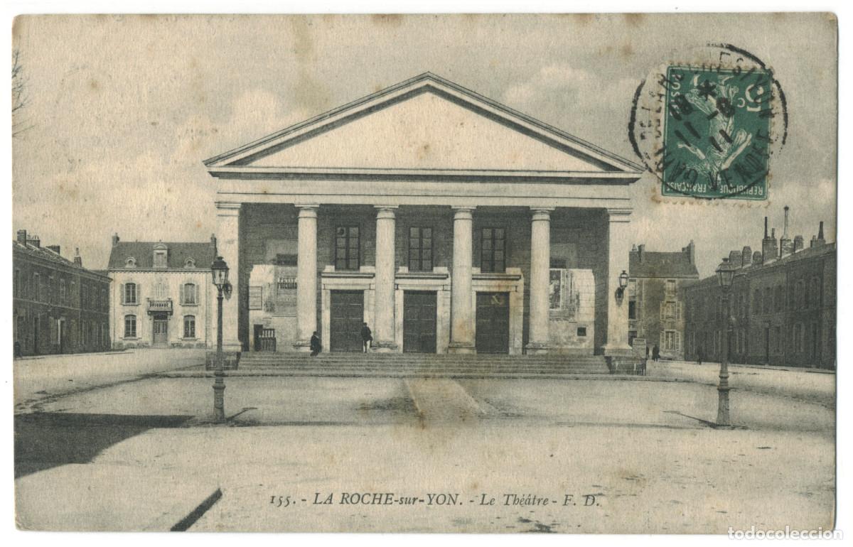Postales: LA ROCHE-sur-YVON_Th&eacute;&acirc;tre_F.D. 155 / Teatros Francia
