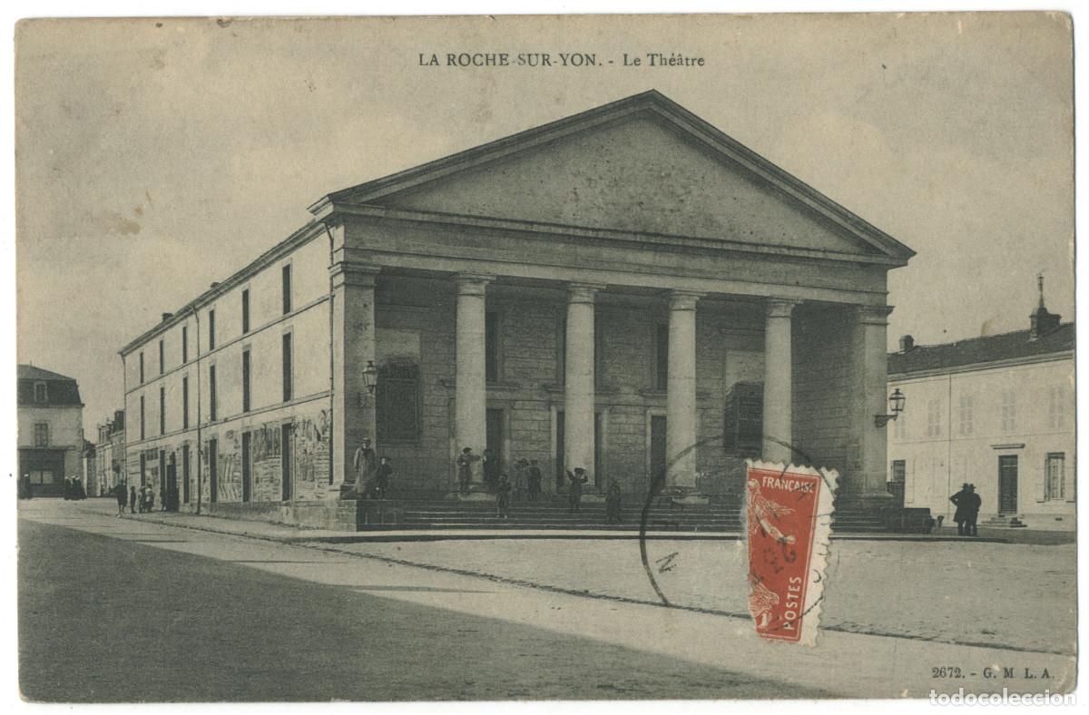 Postales: LA ROCHE-sur-YVON_Th&eacute;&acirc;tre_G.M.L.A. 2672 / Teatros Francia