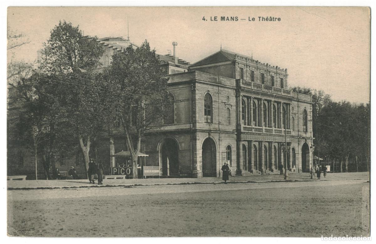 Postales: LE MANS_Th&eacute;&acirc;tre_A. Dolbeau 4 / Teatros Francia