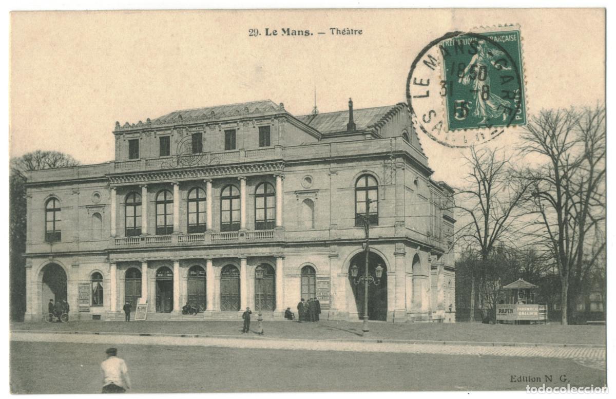 Postales: LE MANS_Th&eacute;&acirc;tre_N.G. 29 / Teatros Francia
