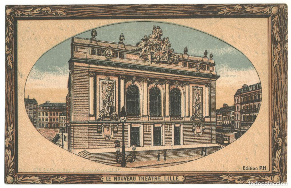Postales: LILLE_Th&eacute;&acirc;tre_P.H. / Teatros Francia