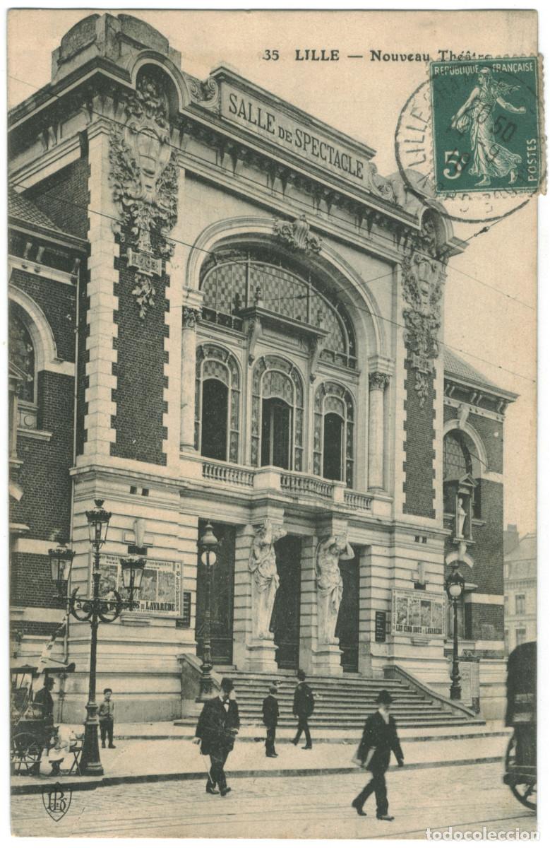 Postales: LILLE_Nouveau Th&eacute;&acirc;tre_BL 35 / Teatros Francia