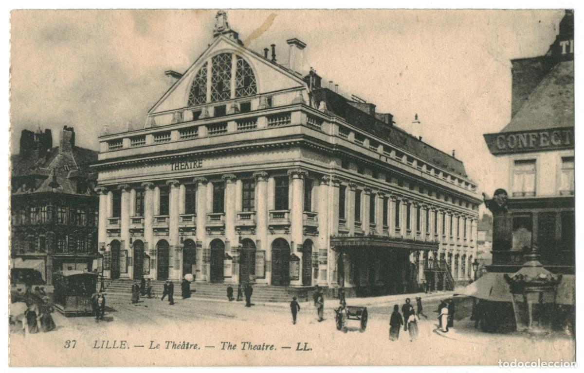Postales: LILLE_Th&eacute;&acirc;tre_L&eacute;vy 37 / Teatros Francia
