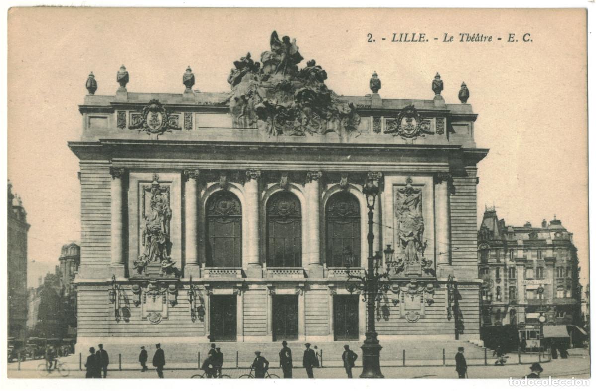 Postais: LILLE_Th&eacute;&acirc;tre_E.C. 2 / Teatros Francia