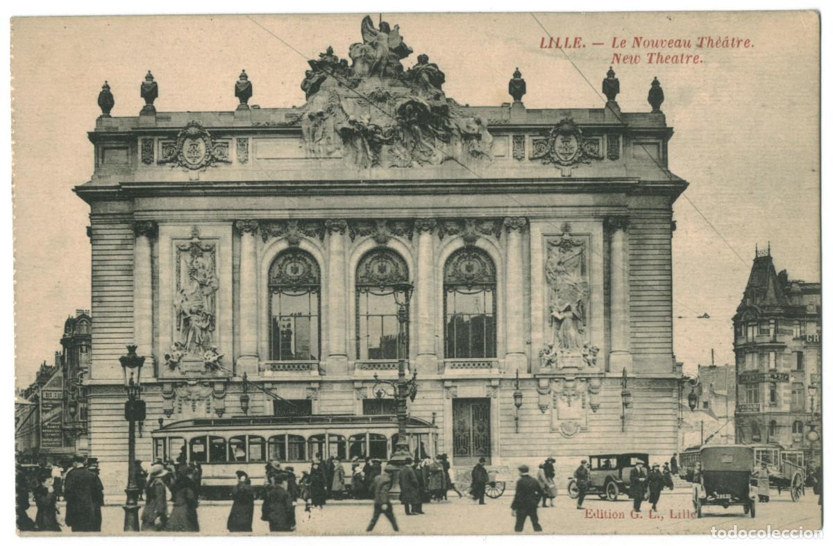 Cartoline: LILLE_Th&eacute;&acirc;tre_G.L. / Teatros Francia