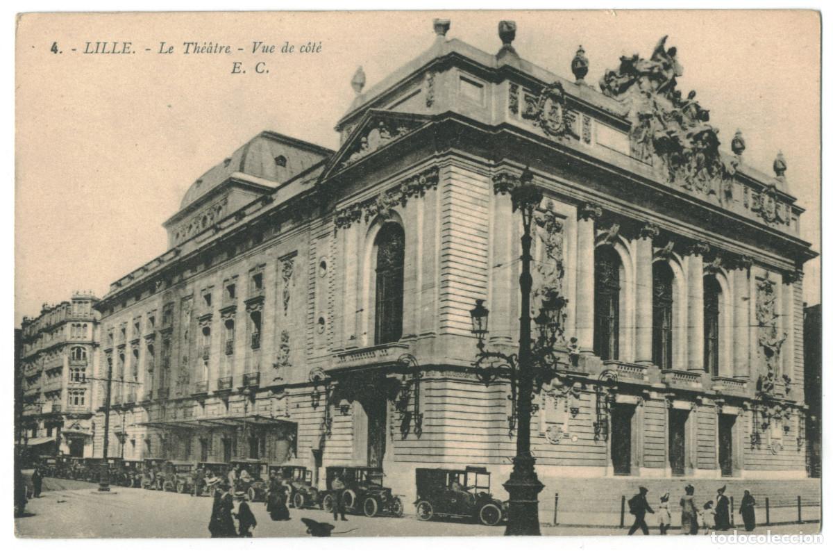 Postales: LILLE_Th&eacute;&acirc;tre_E. Cailteux 4 / Teatros Francia