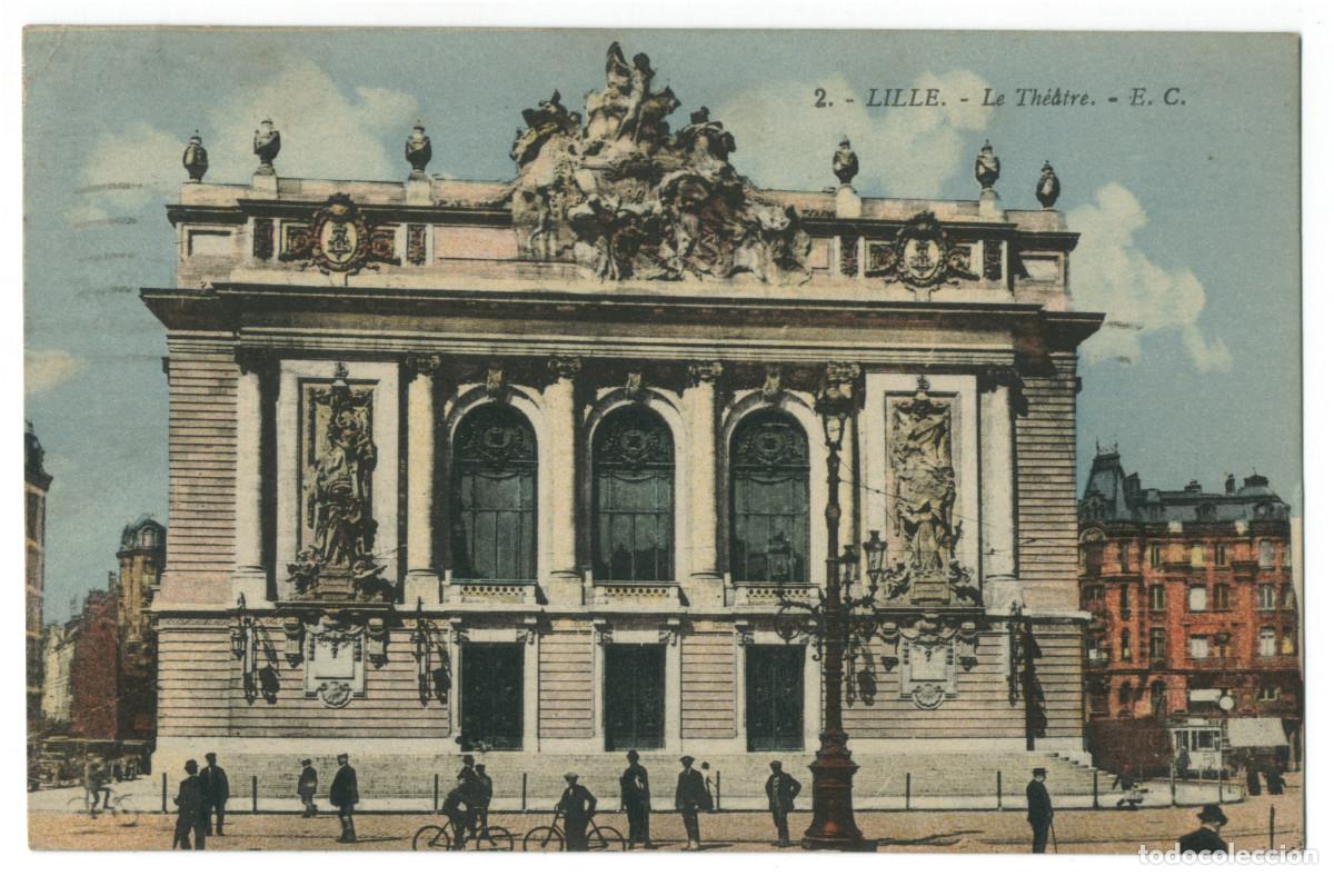 Postales: LILLE_Th&eacute;&acirc;tre_E. Cailteux 2 / Teatros Francia