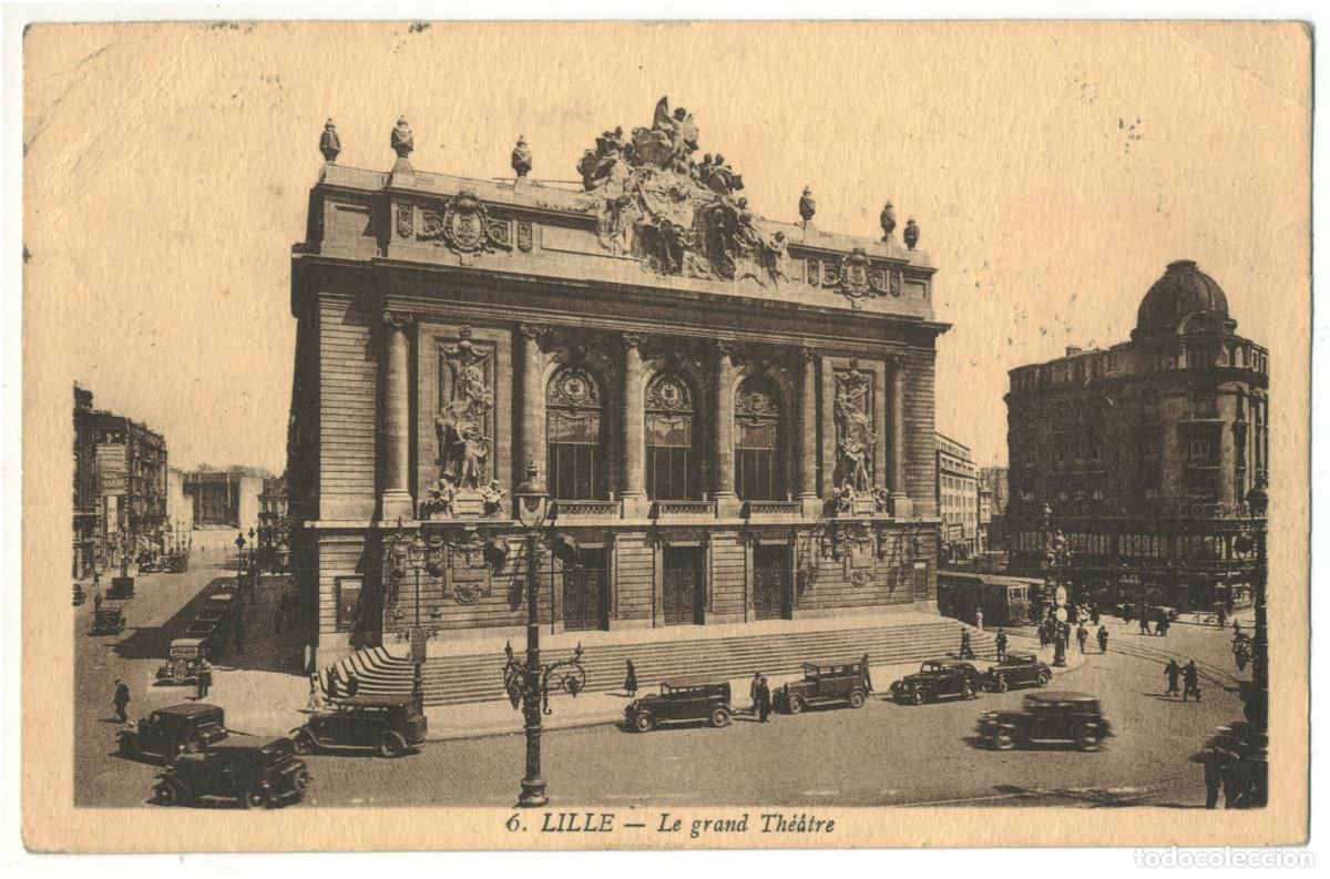 Postales: LILLE_Th&eacute;&acirc;tre_A. Pollet & H. Victor 6 / Teatros Francia