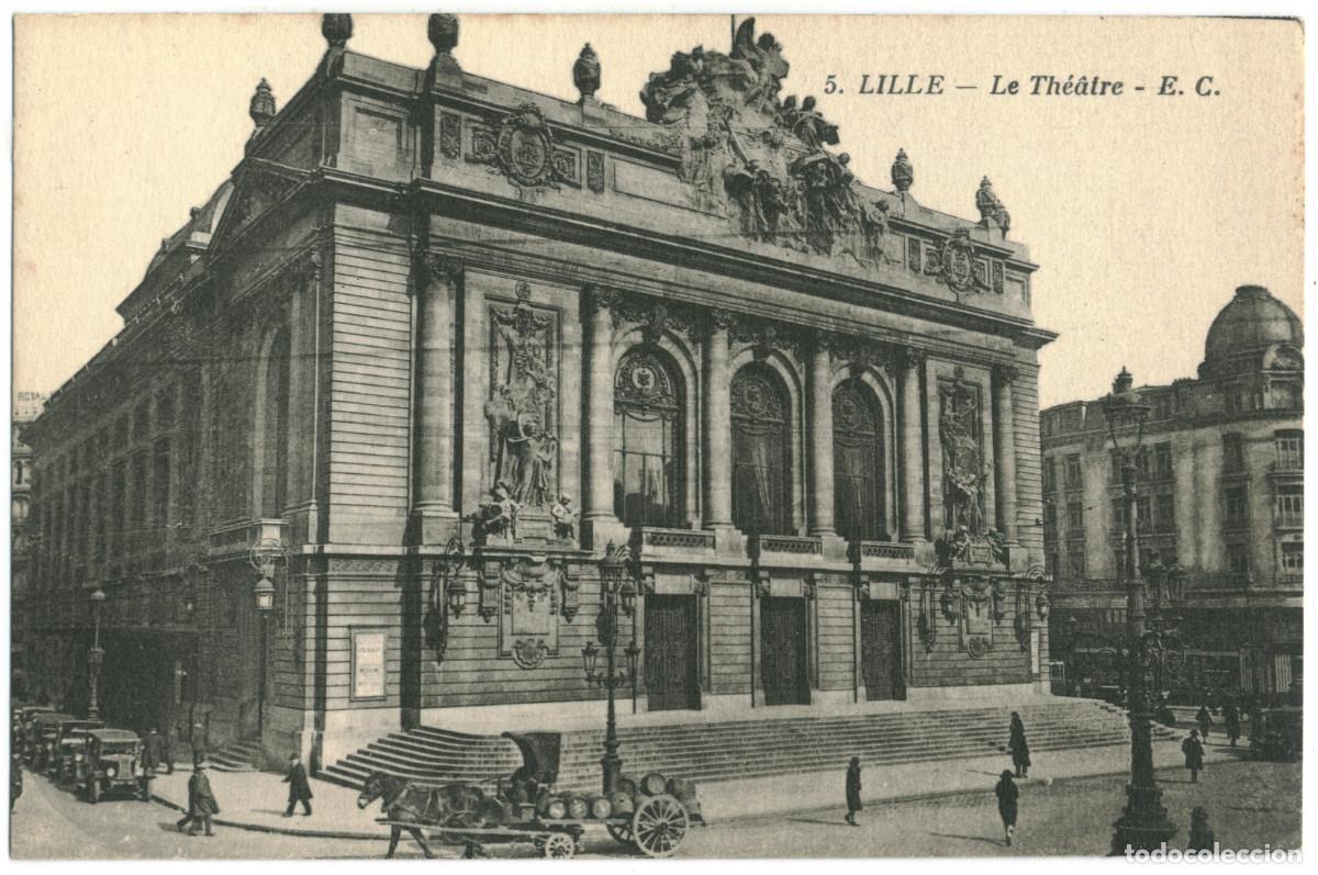 Postales: LILLE_Th&eacute;&acirc;tre_Cailteux Gorlier 5 / Teatros Francia