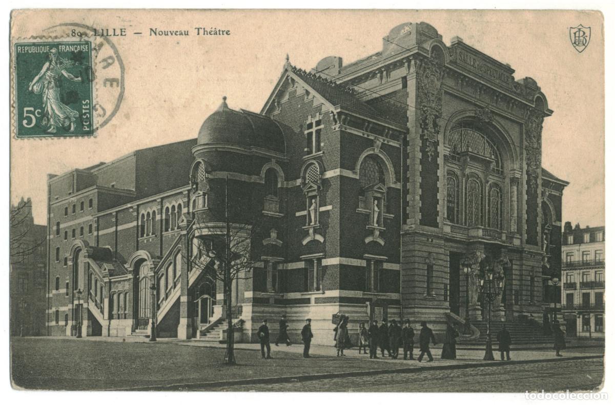 Postales: LILLE_Nouveau Th&eacute;&acirc;tre_BL 80 / Teatros Francia