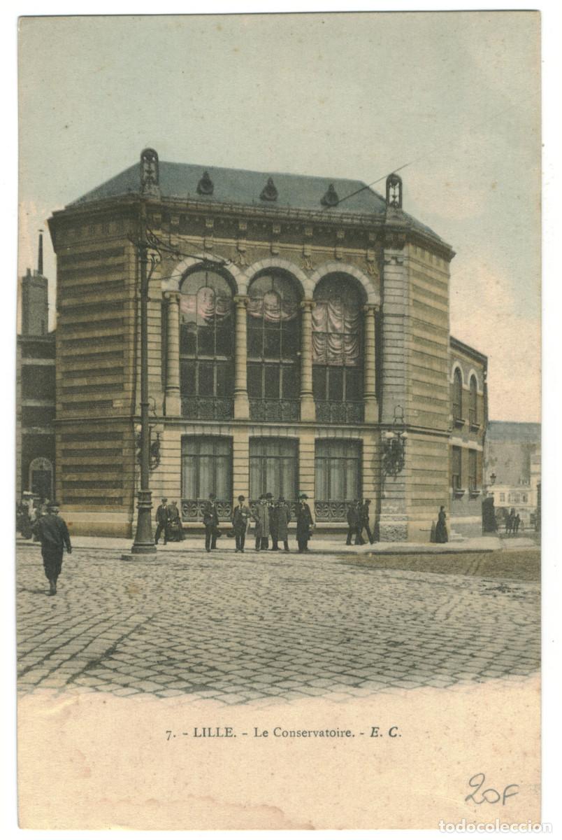 Postales: LILLE_Conservatoire_E.C. 7 / Teatros Francia