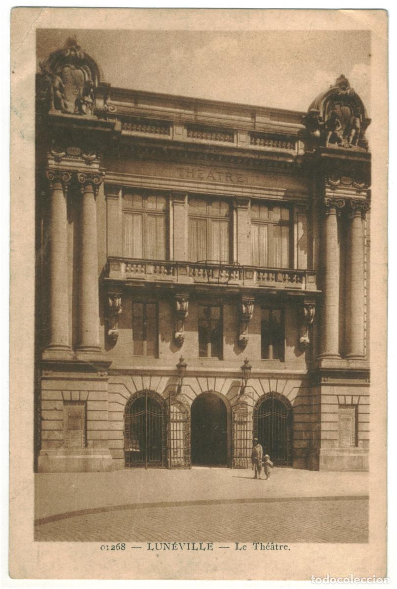 Postales: LUN&Eacute;VILLE_Th&eacute;&acirc;tre_A. Panigot 1268 / Teatros Francia