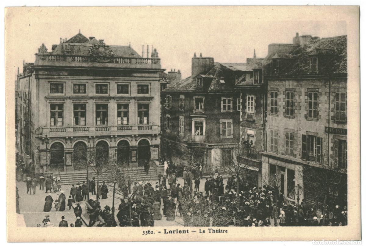 Postales: LORIENT_Th&eacute;&acirc;tre_Laurent Nel 3362 / Teatros Francia