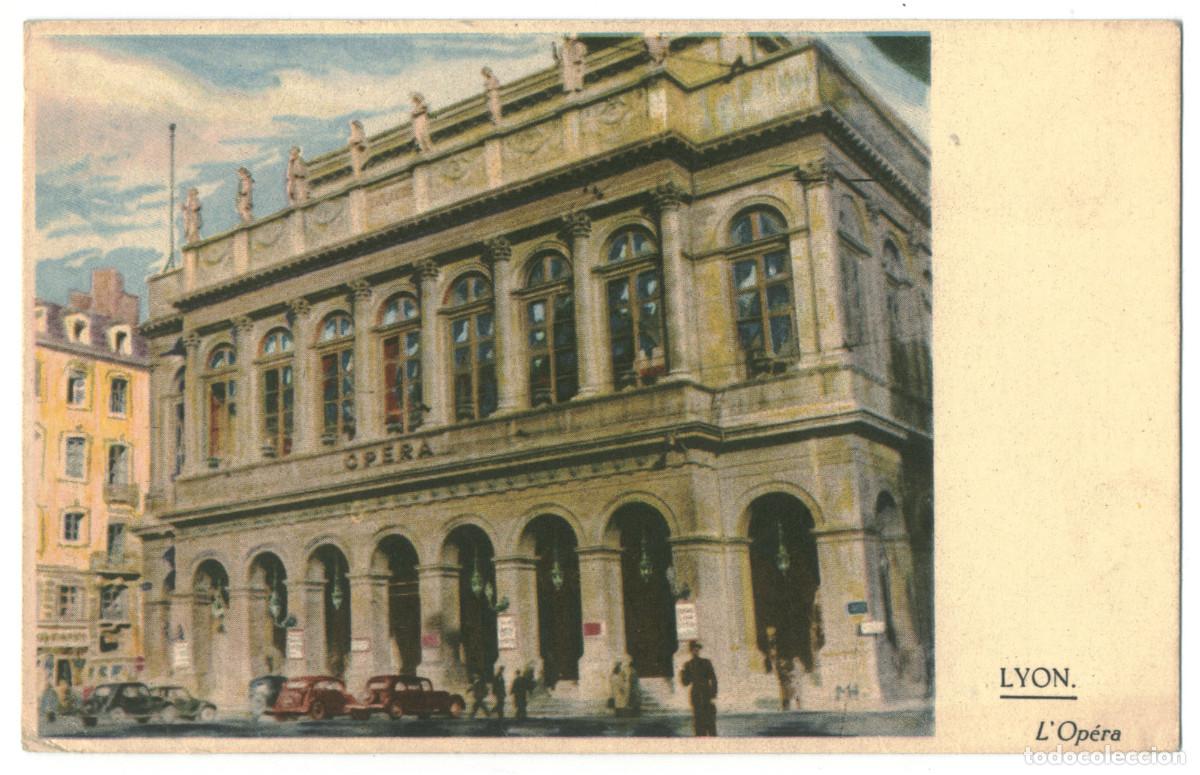 Postales: LYON_Op&eacute;ra_Chromophote / Teatros Francia